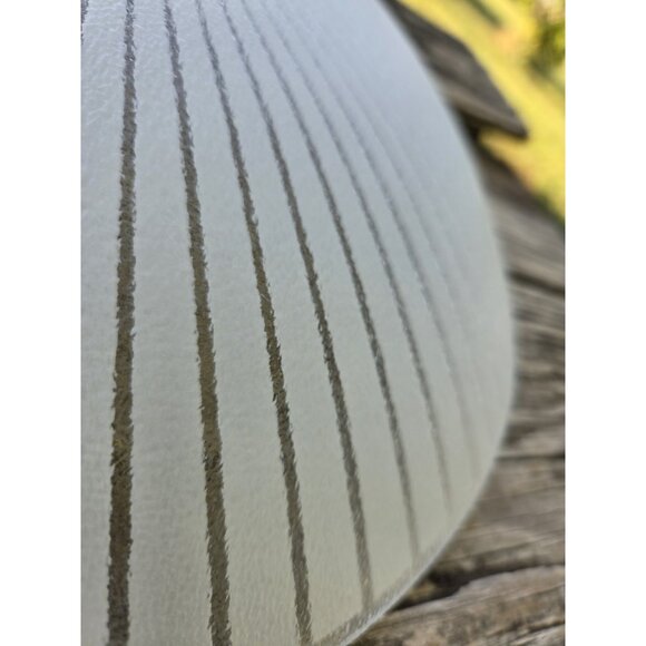 Round 14" White MCM Glass Ceiling Shade Light Dome Atomic Starburst - Picture 11 of 11